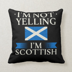 Scotland Scotland Flag Throw Pillow