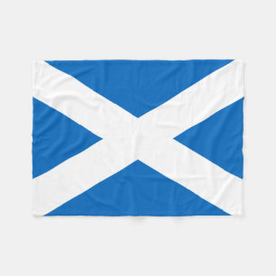 Scotland Scottish Flag St Andrews Cross Fleece Blanket