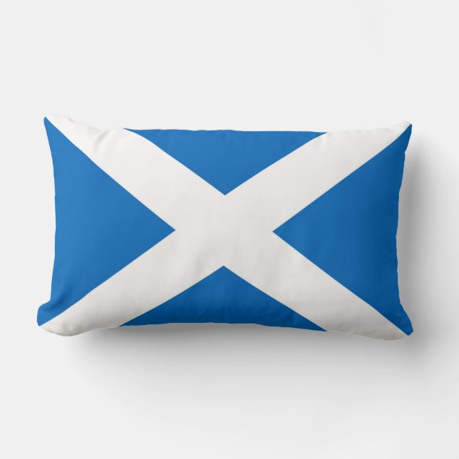 Scotland/Scottish Flag Throw Pillow (Front)