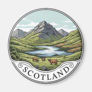 Scotland Scottish Highlands Travel Magnet