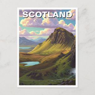 Scotland Scottish Highlands Travel Postcard