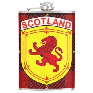 Scotland Scottish Rampant lion, badge/crest Hip Flask