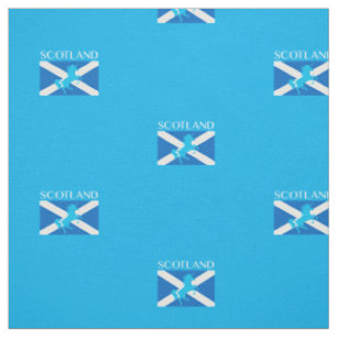 Scotland Scottish Unicorn Fabric