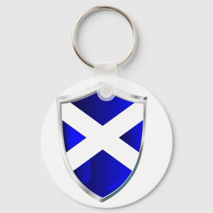 Scotland Shield Keychain