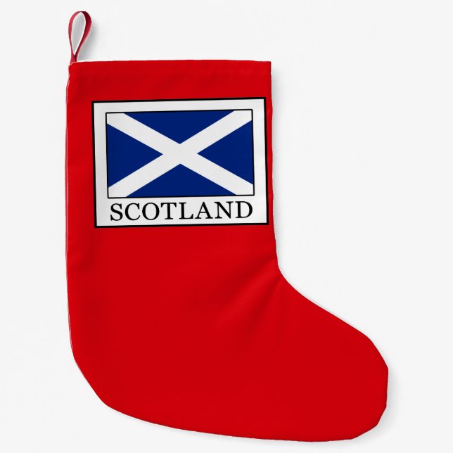 Scotland Small Christmas Stocking (Front)