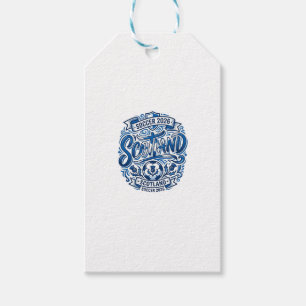 Scotland Soccer 2026 Soccer Bold Country Typograph Gift Tags