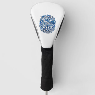 Scotland Soccer 2026 Soccer Bold Country Typograph Golf Head Cover