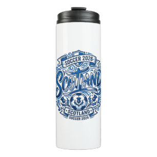 Scotland Soccer 2026 Soccer Bold Country Typograph Thermal Tumbler