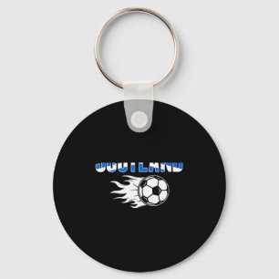 Scotland Soccer Fans Jersey Scottish Flag Footba T Keychain