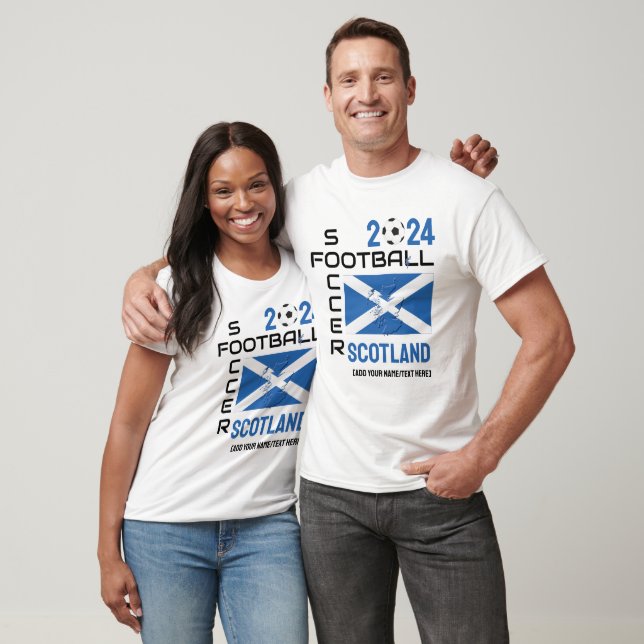 SCOTLAND Soccer Football Custom 2024 ANY YEAR  T-Shirt (Unisex)