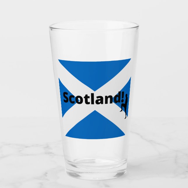 Scotland soccer glass (Front)