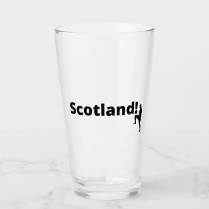 Scotland soccer glass