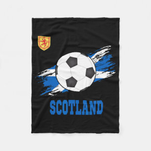 Scotland Soccer Scottish Footbyll Scots Futbol Fleece Blanket