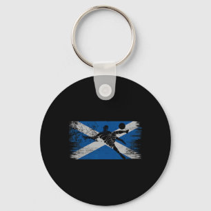 Scotland Soccer Scottish Footll Scotland Futbol Keychain