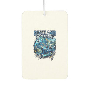 Scotland Soccer Spirit Skeleton Striker Nations Pr Air Freshener