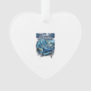 Scotland Soccer Spirit Skeleton Striker Nations Pr Ornament
