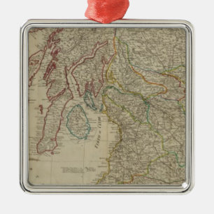 Scotland south metal ornament