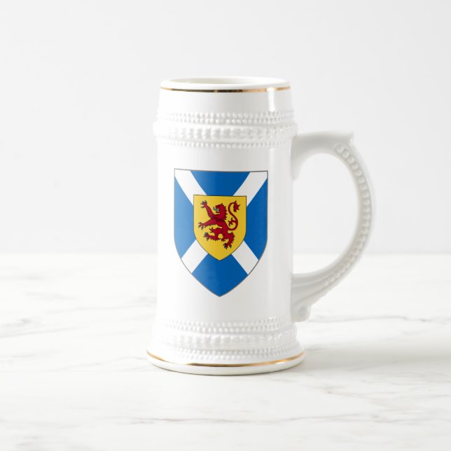 Scotland Stein - Cross & Lion Shield (Right)