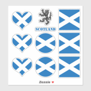 Scotland stickers, Scottish Flag Lion Heart /sport