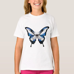 Scotland Swallowtail Butterfly Flag T-Shirt
