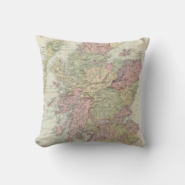 Scotland Throw Pillow (Front)