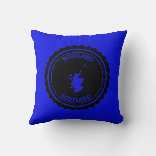 Scotland Throw Pillow (Back)