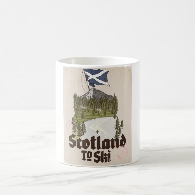 Scotland To Ski Coffee Mug (Center)