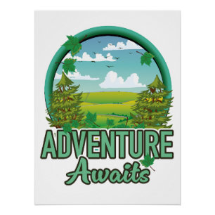Scotland Travel logo Poster