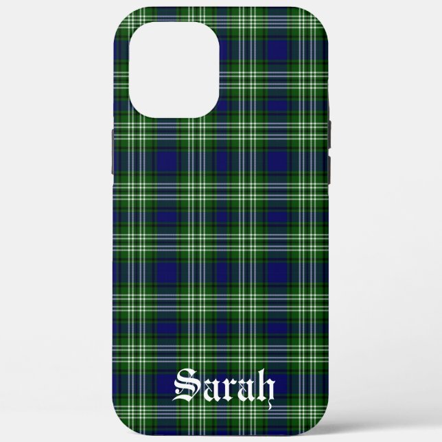 Scotland Tweedside District Tartan Personalized Case-Mate iPhone Case (Back)