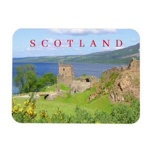 Scotland Urquhart Castle view fridge magnet