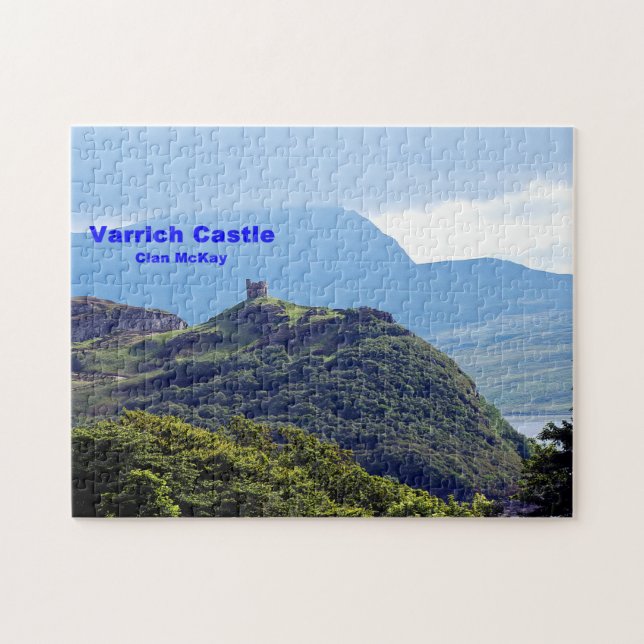 Scotland Varrich Castle MacKay Clan Jigsaw Puzzle (Horizontal)