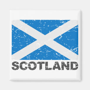 Scotland Vintage Flag Magnet