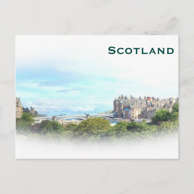 Scotland Vintage Tourism Travel Add Postcard (Front)