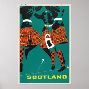 Scotland Vintage Travel Poster Print  British