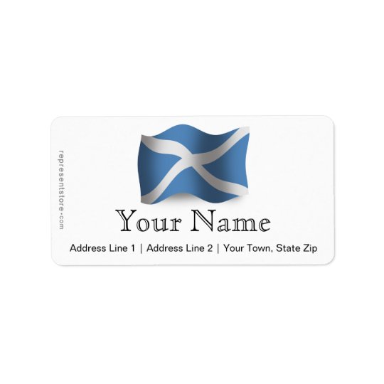 Scotland Waving Flag