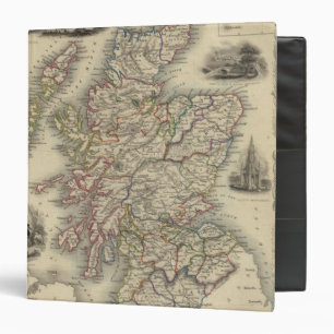 Scotland with inset map of the Shetland Islands Binder