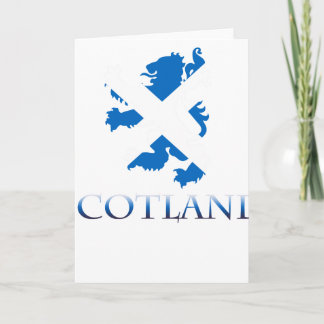 SCOTLAND with lion  rampant Card