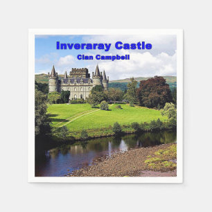 Scotland's Inveraray Castle Of Campbell Clan Napkin