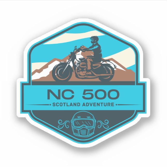 Scotland's North Coast 500 motorcycles route (Front)