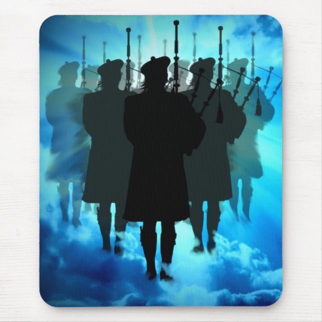 Scotlands pipers, sound the Saviours return Mouse Pad (Front)