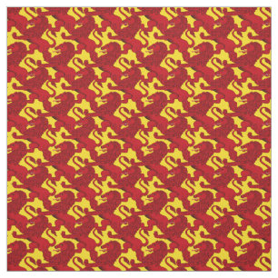 Scotland's Rampant Lion, ancient flag/banner Fabric
