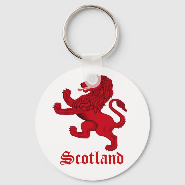 Scotland's Rampant lion Keychain (Front)