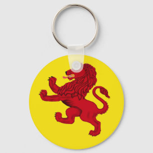 scotland's rampant lion keychain