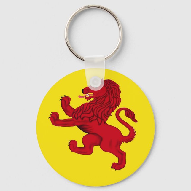 scotland's rampant lion keychain (Front)