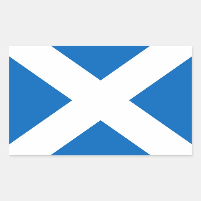 Scotland's Saltire,Scottish Flag (Official Color) Sticker (Front)