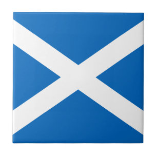 Scotland's Saltire,Scottish Flag (Official Color) Tile