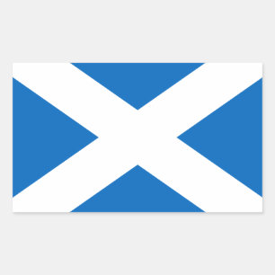 Scotland's Saltire,Scottish Flag (Official Colour) Sticker