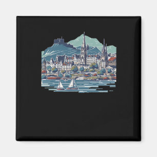 Scotland's Stunning 3d Sketch Isle Of Skye Magnet