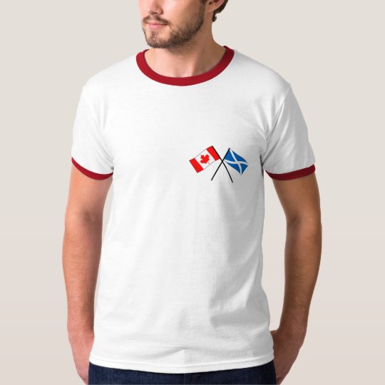 Scots Canadian Flag Tshirt