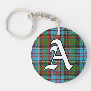 Scots Clan Anderson Tartan Plaid Keychain